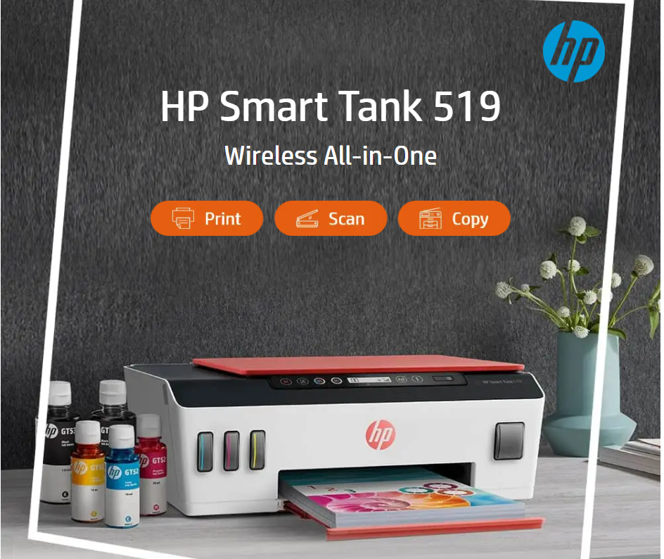 IMPRESORA HP MULTIFUNCIONAL SMART TANK 519 WIFI