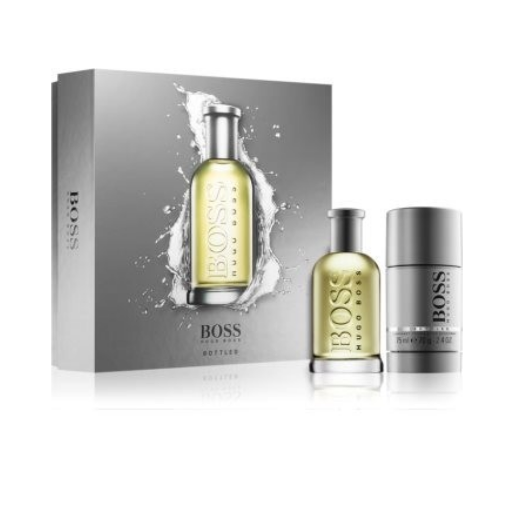 HUGO BOSS BOTTLED TRAVEL SET MEN EDT 100ML DEO STICK 75G Watanimall HUGO BOSS BOTTLED TRAVEL SET MEN EDT 100ML DEO STICK 75G Watanimall