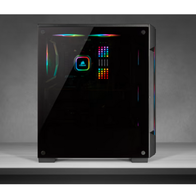 CASE CORSAIR iCUE 220T RGB TG MID TOWER BLACK