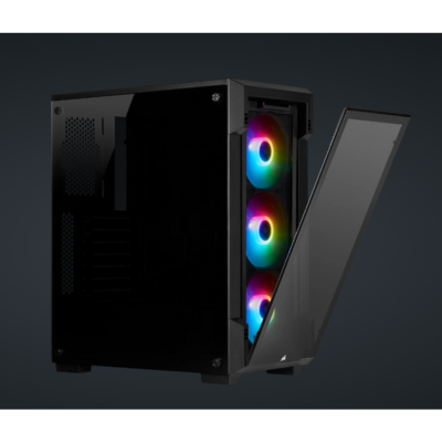 CASE CORSAIR iCUE 220T RGB TG MID TOWER BLACK