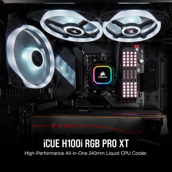 iCUE H100i RGB PRO XT Liquid CPU Cooler