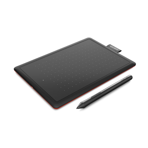 ONE BY WACOM CREATIVE PEN TABLET SMALL BLACK / RED