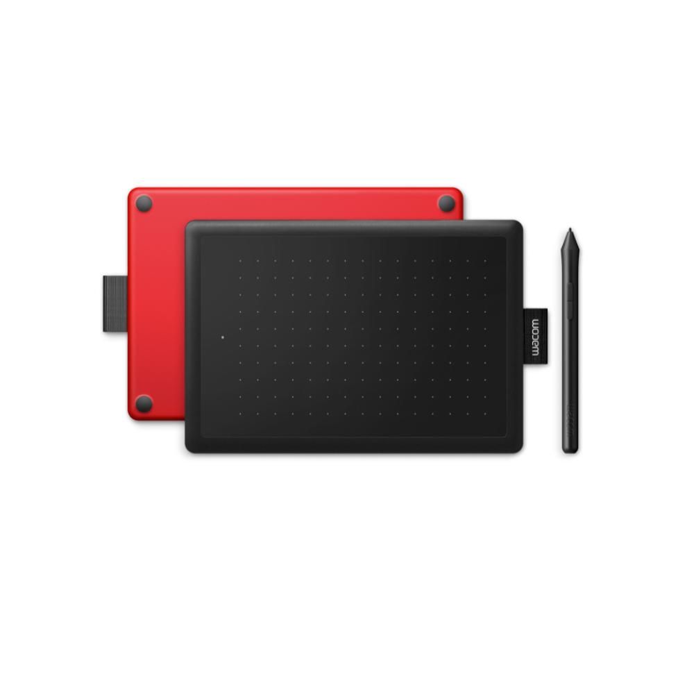 ONE BY CREATIVE PEN TABLET MEDIUM BLACK / RED watanimall