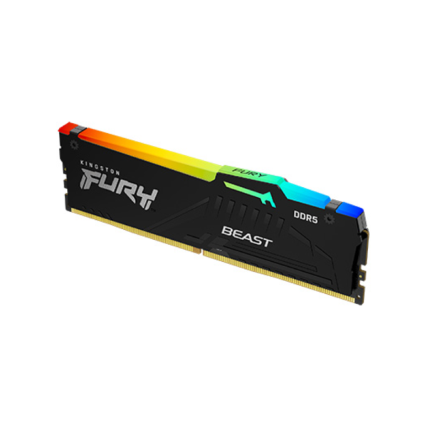 RAM KINGSTON FURY BEAST RGB BLACK 5600 CL40 1X16GB