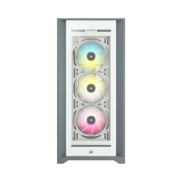 SKU CC-9011213-WW iCUE 5000X RGB Tempered Glass Mid-Tower ATX PC Smart Case — White