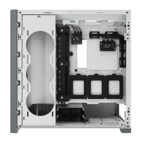 iCUE 5000X RGB Tempered Glass Mid-Tower ATX PC Smart Case — White