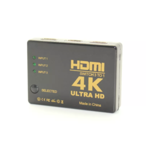 GOLD TOUCH HDMI SWITCH 3 TO 1 4K ULTRA HD