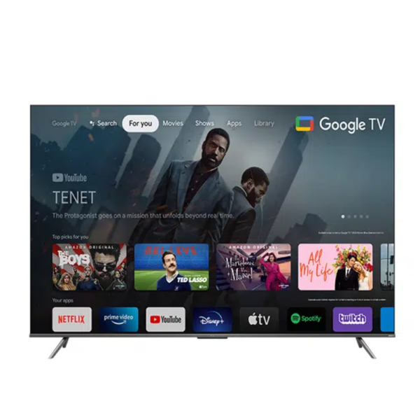 TCL 4K QLED TV with Google TV and Game Master