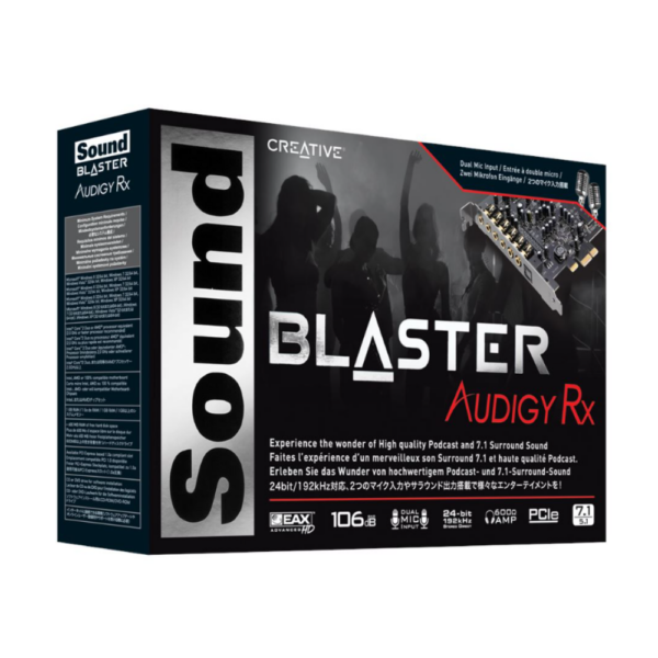 CREATIVE SOUND BLASTER AUDIGY RX HI-RES 7.1 WITH DUAL MIC