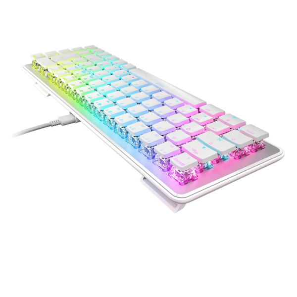 KEYBOARD ROCCAT VULCAN II MINI RGB 65% OPTICAL S-RED WHITE