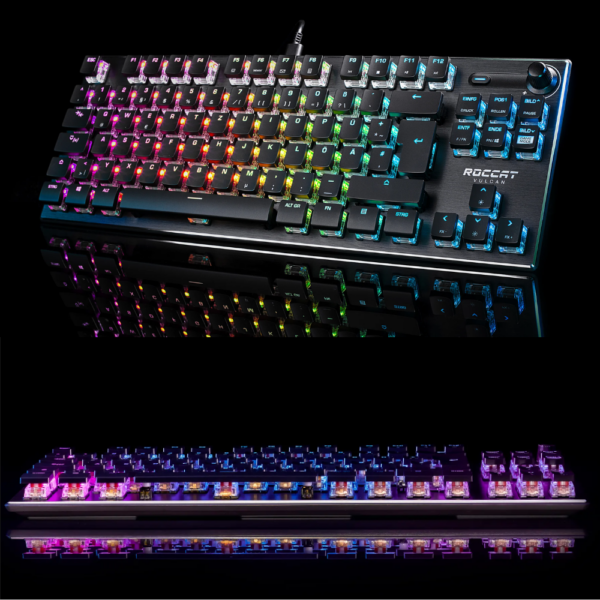 KEYBOARD ROCCAT VULCAN TKL RGB MECH LINEAR S-RED BLACK