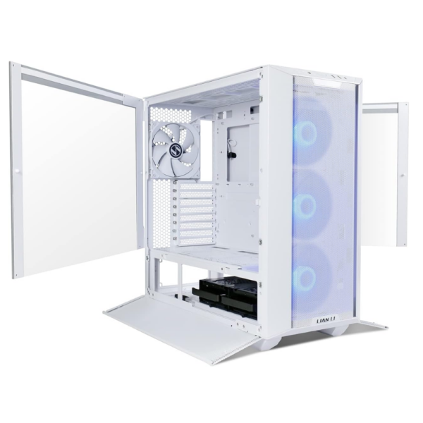 CASE LANCOOL III-W RGB TG MID TOWER WHITE