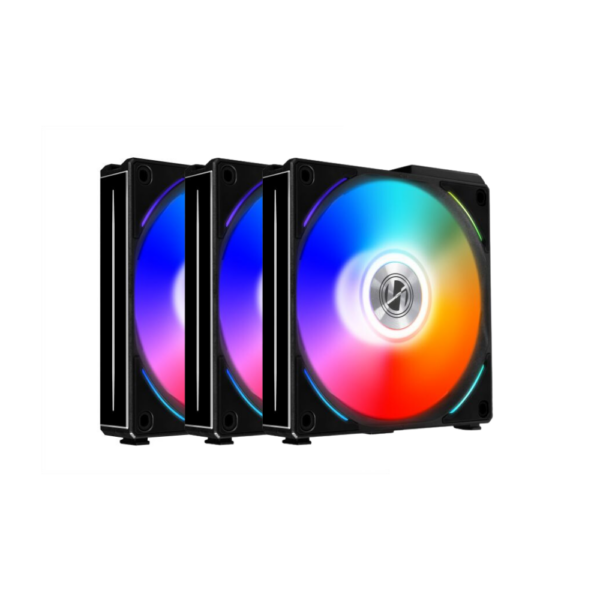 COOLER FAN-CASE LIAN LI UNI FAN AL120 RGB 3-FAN BLACK