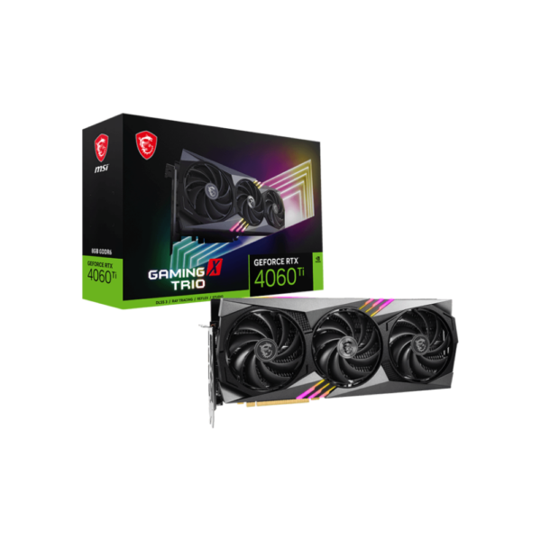 GPU MSI GEFORCE RTX 4060TI GAMING X TRIO 8GB