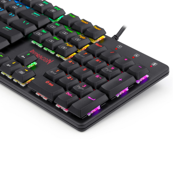 KEYBOARD REDRAGON SHRAPNEL K589RGB MECHANICAL DUST RED