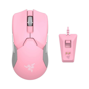 MOUSE RAZER VIPER ULTIMATE PINK RGB WIFI + CHARGING DOCK