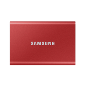 EXTERNAL PORTABLE SSD SAMSUNG T7 1TB USB3.2 RED