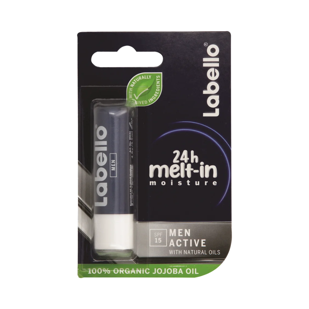 LABELLO LIP MEN ACTIVE 24H MELT IN MOISTURE - watanimall