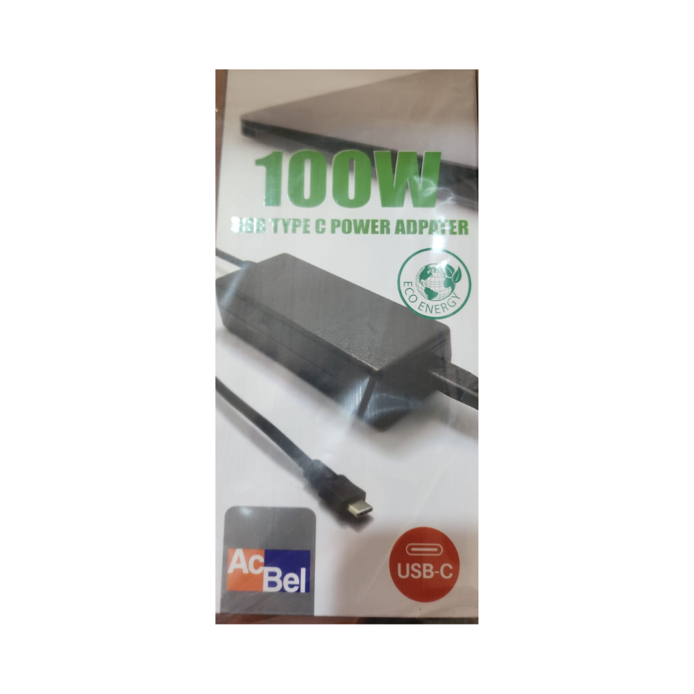 POWER ADAPTER ACBEL 100W USB TYPE C - watanimall