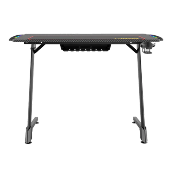 GAMING DESK TWISTED MINDS Z SHAPED CARBON FIBER TEXTURE RGB