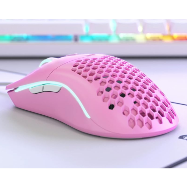 MOUSE GLORIOUS MODEL O WIRED FORGE PINK