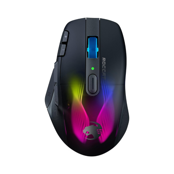 MOUSE ROCCAT KONE XP AIR BLACK WIRELESS WITH CH DOCK BLACK