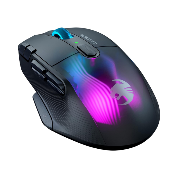 MOUSE ROCCAT KONE XP AIR BLACK WIRELESS WITH CH DOCK BLACK