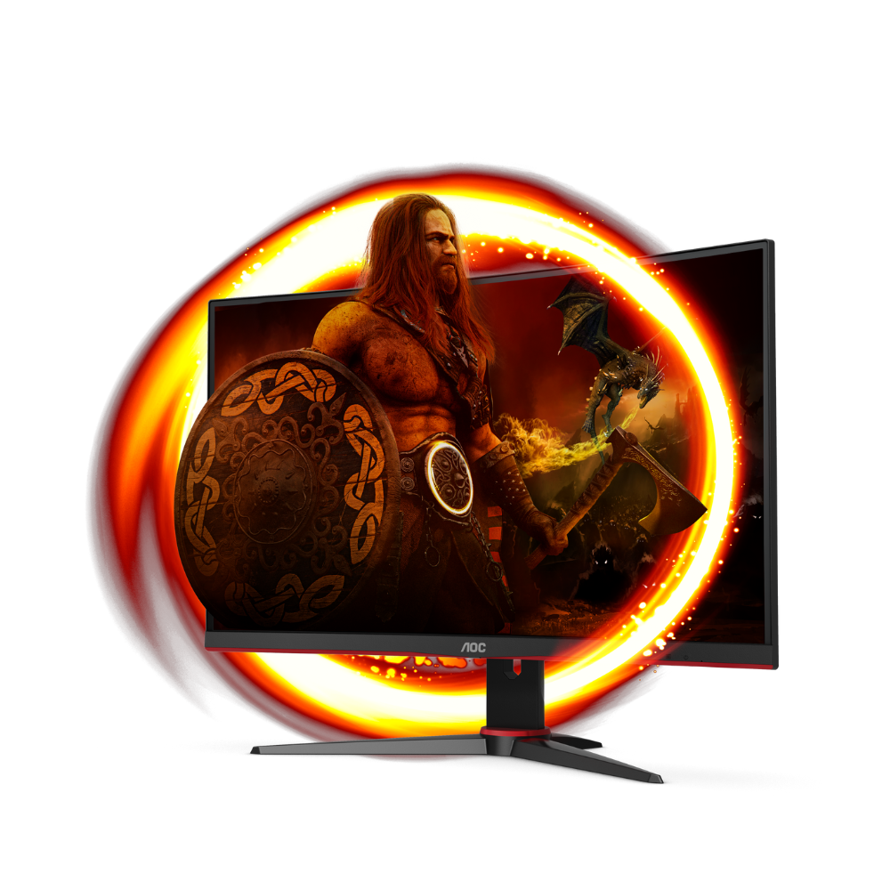 MONITOR AOC C27G2AE/BK 27'' FHD CURVED VA 165HZ - watanimall
