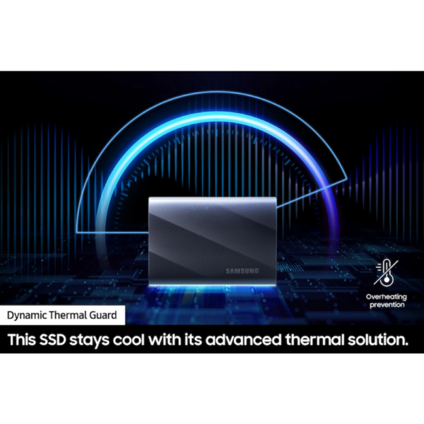 EXTERNAL PORTABLE SSD SAMSUNG T9 2TB BLACK