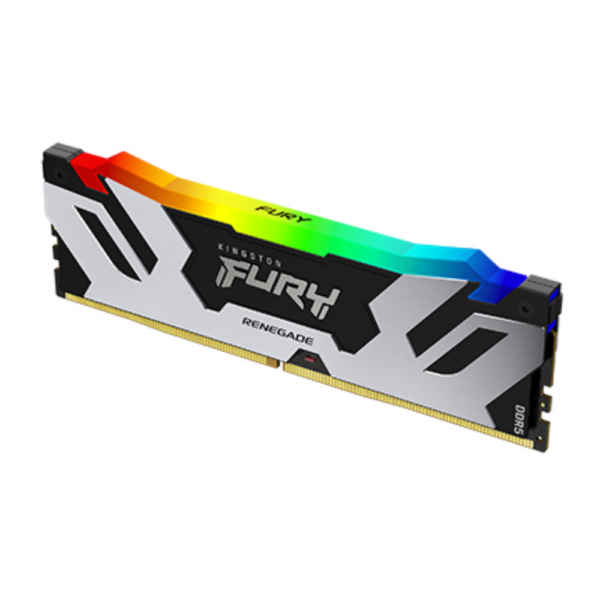 RAM KINGSTON FURY RENEGADE RGB SILVER 6000 DDR5 1X16GB CL32