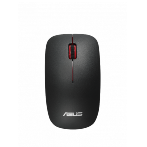 MOUSE ASUS OPTICAL WT300 WIRELESS BLACK RED