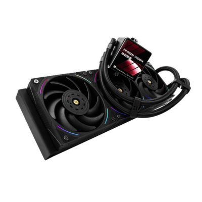 COOLER LIQUID-CPU FROZEN VISION 360 LCD 3-FAN BLACK