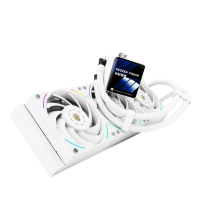 COOLER LIQUID-CPU FROZEN VISION 360 LCD 3-FAN WHITE