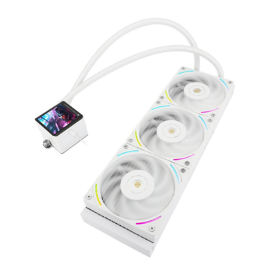 COOLER LIQUID-CPU FROZEN VISION 360 LCD 3-FAN WHITE