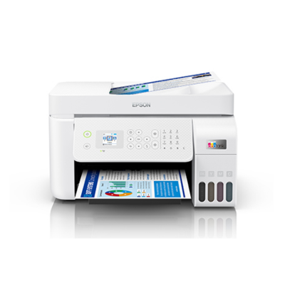 ESPSON ECOTANK L5296 COLOR 4 IN 1 WITH FAX WHITE