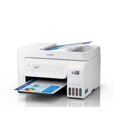 ESPSON ECOTANK L5296 COLOR 4 IN 1 WITH FAX WHITE