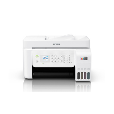 ESPSON ECOTANK L5296 COLOR 4 IN 1 WITH FAX WHITE