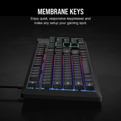 KEYBOARD CORSAIR K55 CORE RGB GAMING ENGLISH LAYOUT