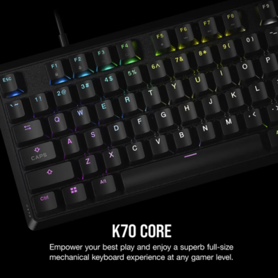 KEYBOARD CORSAIR K70 CORE RGB MECHANICAL MLX RED