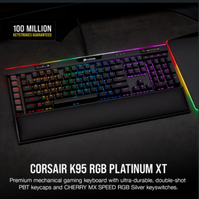 KEYBOARD CORSAIR K95 RGB PLATINUM XT CHERRY MX RGB