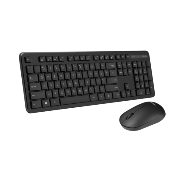 KB+M ASUS CW100 WIRELESS SLIM & SILENT BLACK HEB/ENG