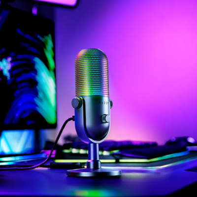 MICROPHONE RAZER SEIREN V3 CHROMA RGB USB