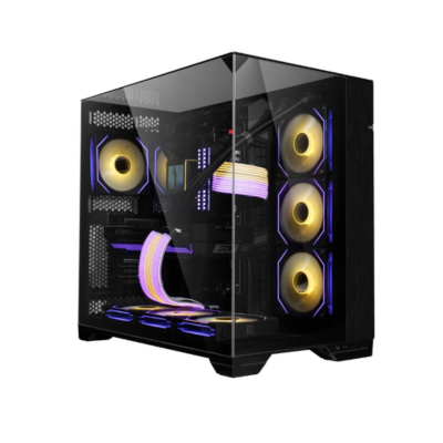 CASE LIAN-LI O11 VISION TG MID TOWER BLACK