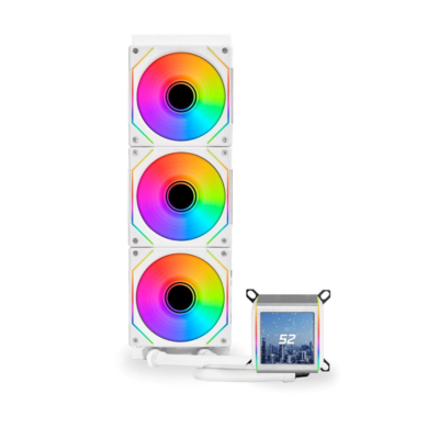 LIQUID-CPU LIAN-LI GALAHAD II LCD 360MM ARGB WHITE
