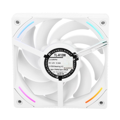 THERMALRIGHT COOLER FAN-CASE TL-K12W ARGB 1-FAN WHITE