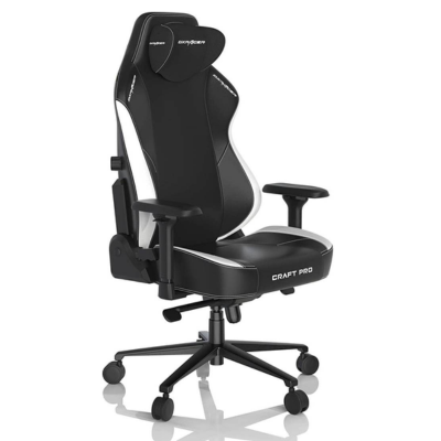 CHAIR DXRACER CRAFT PRO CLASSIC GAMING BLACK WHITE