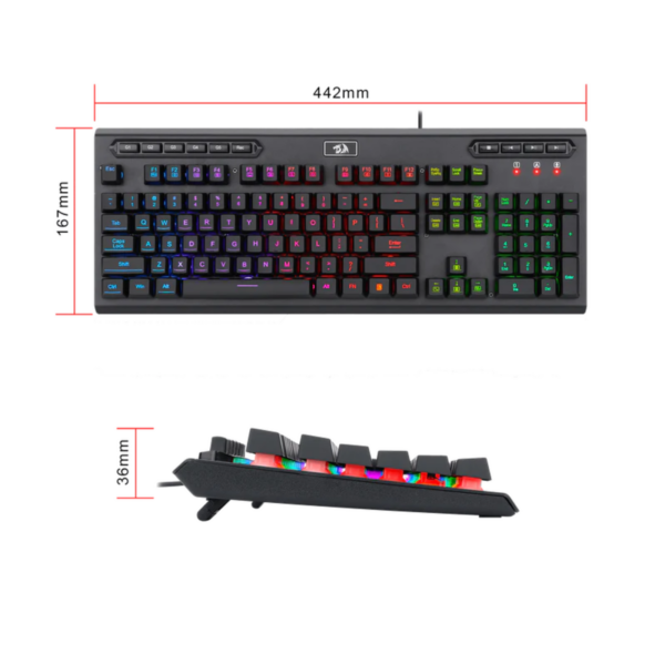 KEYBOARD REDRAGON ADITYA K513 MEMBRANE SWITCH