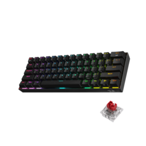 KEYBOARD REDRAGON DRACONIC PRO BLACK WIRED 2 RED SWTCH