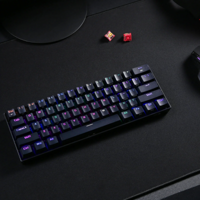 KEYBOARD REDRAGON DRACONIC PRO BLACK WIRED 2 RED SWTCH