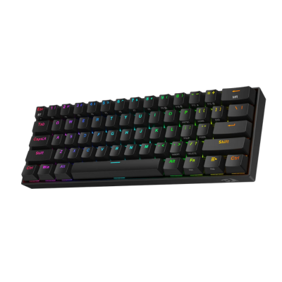 KEYBOARD REDRAGON DRACONIC PRO BLACK WIRED 2 RED SWTCH